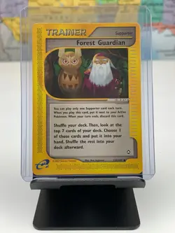 SHIPS SAME DAY Pokemon e-Reader Card NM Forest Guardian 123/147 Trainer 2002 CCG - Image 1