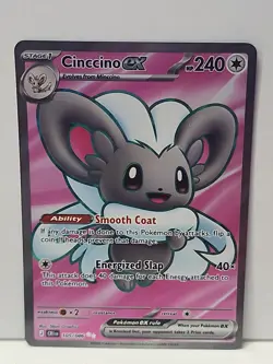Pokemon TCG Cinccino Ex 105/86 Chaos Rising Full Art Ultra Rare - Image 1