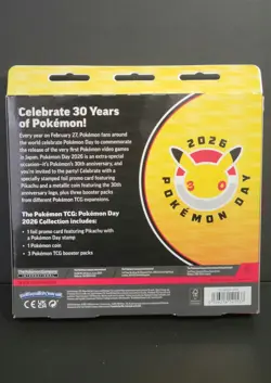 Pokemon TCG: Pokemon Day 2026 30th Anniversary Collection Box [NEW/SEALED] - Image 3