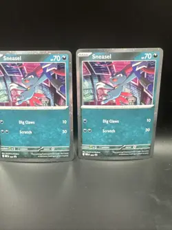 Sneasel 020 Pokemon TCG ME Black Star Promo Cosmos Holo NM X3! - Image 4