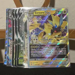 Zeraora VSTAR SWSH265 Jumbo Cards Lot - Image 1
