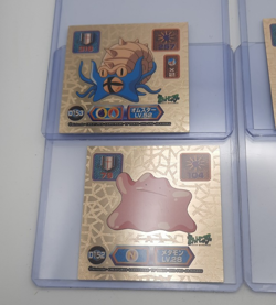 Amada Pokemon Game Freak Stickers 4 Super DX Gold & 2 Others Lot of 6 - Image 2