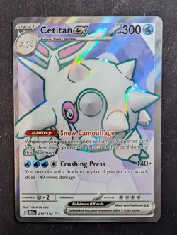 Cetitan ex - 210/182 Ultra Rare - Destined Rivals (Pokemon) - Image 1
