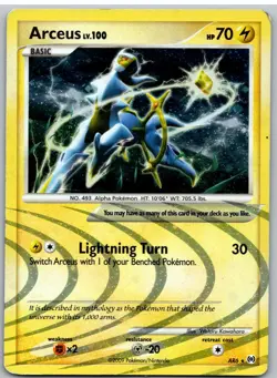 Arceus (AR6) AR6 Holo Holo Rare Arceus Pokemon - Image 1