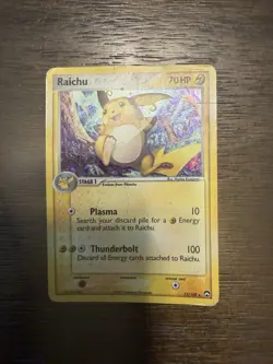 Pokemon TCG Raichu 12/108 EX Power Keepers 2007 English Holo Rare Stage 1 70 HP - Image 3
