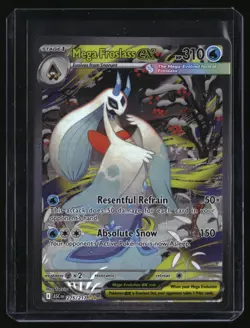 MEGA FROSLASS EX 275/217 ASCENDED HEROES POKEMON HOLO NM/M - Image 1