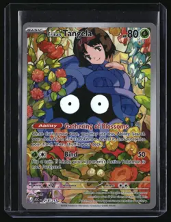 ERIKA'S TANGELA 218/217 ILLUSTRATION RARE ASCENDED HEROES POKEMON HOLO NEAR MINT - Image 1