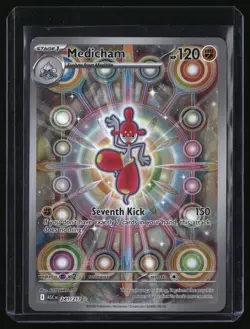 MEDICHAM 241/217 ILLUSTRATION RARE ASCENDED HEROES POKEMON HOLO NEAR MINT - Image 1