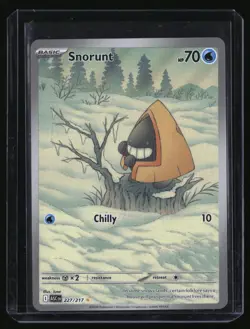 SNORUNT 227/217 ILLUSTRATION RARE ASCENDED HEROES POKEMON HOLO NEAR MINT - Image 1