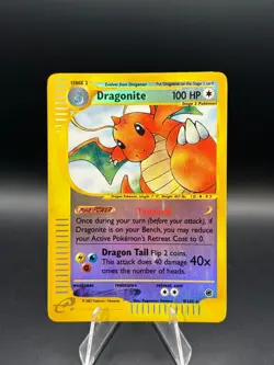 Pokemon Dragonite Reverse Holo Expedition Base Set [HP] e-Reader 43/165 - Image 1