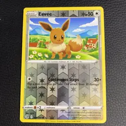 Eevee 205/264 Common Fusion Strike Pokemon Reverse Holo NM/M 609-12 - Image 1