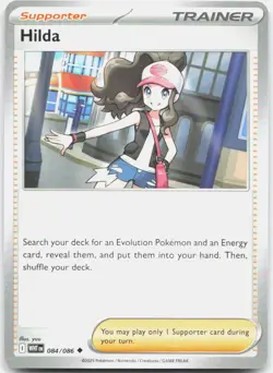 Hilda 084/086 Near Mint White Flare Uncommon Pokemon - Image 1