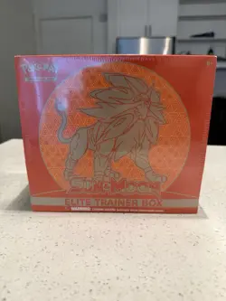 Pokemon TCG Sun & Moon Solgaleo Elite Trainer Box ETB English 2017 Sealed - Image 1