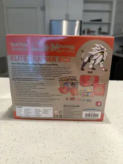 Pokemon TCG Sun & Moon Solgaleo Elite Trainer Box ETB English 2017 Sealed - Image 2