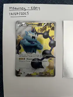 Pokemon TCG Thundurus Emerging Powers Holo 97/98 Card in MINT CONDITION - Image 1