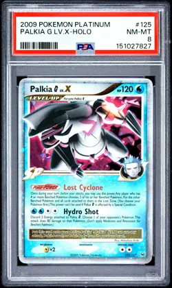 2009 Pokemon Platinum 125 Palkia G LV.X Holo PSA 8 151027827 - Image 1