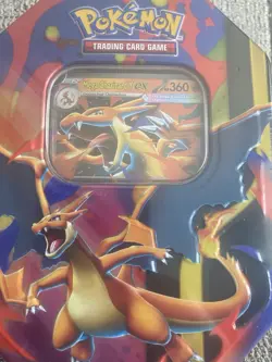 Pokemon TCG Mega Charizard X & Y Tins. BOTH TINS. Brand New & Sealed - Image 3