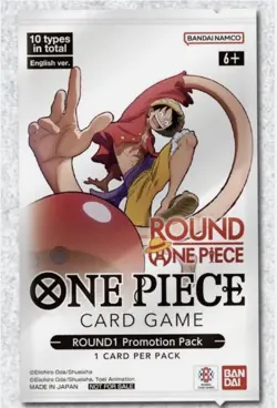 One Piece x Round 1 Promo Pack - One Piece CCG CONFIRMED SHIPS 7/20 *FREE SHIP* - Image 1
