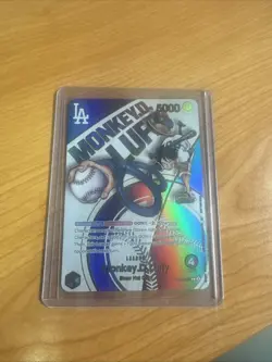 2025 One Piece EN Monkey D. Luffy Dodgers X One Piece Night #EB02-010 - Image 1