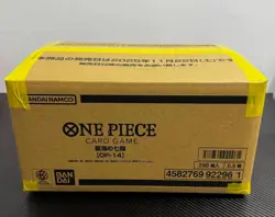 Sealed Case of 12 Boxes Japanese One Piece OP-14 The Azure Sea's Seven 288 Packs - Image 2