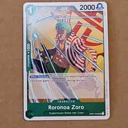 One Piece Roronoa Zoro (034) (OP07-034/201) OP07 500 Years in the Future NM TCG - Image 1