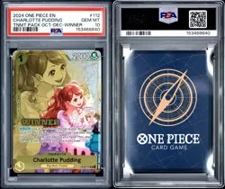 2024 ONE PIECE TOURNAMENT PACK OCTOBER-DECEMBER WINNER CHARLOTTE PUDDING PSA 10 - Image 2