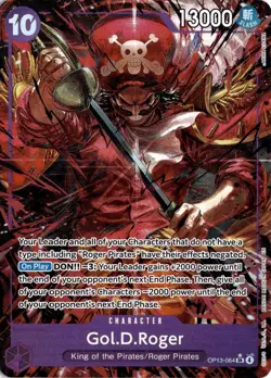 Gol.D.Roger (Alternate Art) OP13-064 One Piece Carrying On His Will NM - Image 1