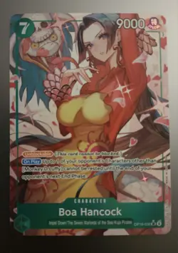 Bandai One Piece CCG Boa Hancock OP16-032 Impel Down SP Alt Art Foil EN - Image 1