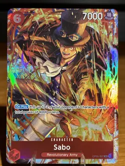 Sabo OP05-007 SR | One Piece TCG: Illustration Box Vol.5 English - Foil NM - Image 1
