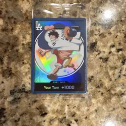 One Piece Don!! Monkey D. Luffy Promo Limited Edition Dodgers Promo 7/2/26 - Image 1