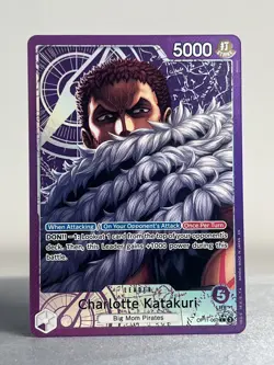 One Piece TCG Fist of Divine Speed OP11-062 Charlotte Katakuri L Alt NM English - Image 1