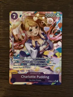 ONE PIECE PREMIUM PRB-02 CHARLOTTE PUDDING SR ALT ART PRB02-010 ENGLISH TCG NM - Image 2