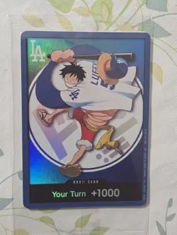 Bandai One Piece TCG DODGER Don!! Card Monkey D. Luffy SEALED - Image 1