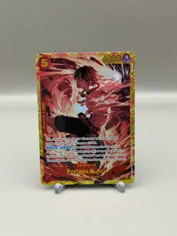 Portgas.D.Ace (118) OP16-118 Secret Rare The Time of Battle One Piece Foil NM - Image 1