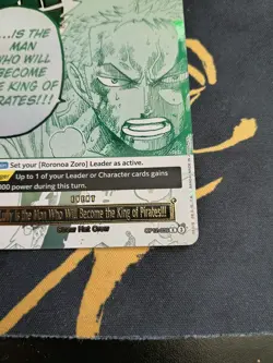 One Piece, OP12-039 3rd Anniversary, Zoro Manga Event, Luffy Is The Man ... NM/M - Image 3