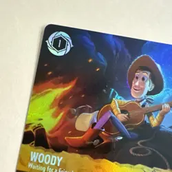 Disney Lorcana Wilds Unknown Woody Waiting for a Friend 205/204 Epic Foil - Image 3