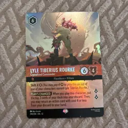 Disney Lorcana Lyle Tiberius Rourke Crystallized Commander 214/204 Wilds Unknown - Image 2