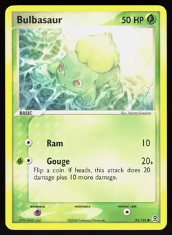 Bulbasaur 55/112 - Pokemon FireRed & LeafGreen - Common - MP - Image 1