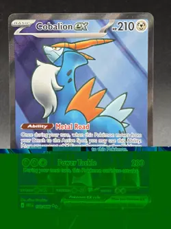 Pokemon Cobalion ex 103/086 Chaos Rising Full Art Ultra Rare Near Mint - Image 1