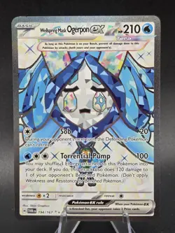 Wellspring Mask Ogerpon ex 194/167 Twilight Masquerade Pokemon Holo NM - Image 1