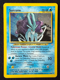 Suicune - 14/64 - Pokemon Neo Revelation Unlimited Holo Rare Card WOTC LP - Image 1
