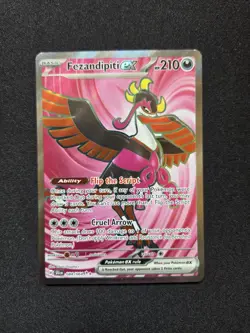 Fezandipiti EX 084/064 - Shrouded Fable Full Art Ultra Rare - Pokemon TCG - Image 1