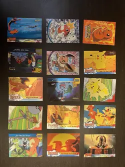 Large Topps Pokemon Pikachu’s Vacation + Orange Islands Story Card and more Lot - Image 1