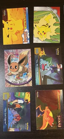 Large Topps Pokemon Pikachu’s Vacation + Orange Islands Story Card and more Lot - Image 4