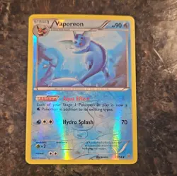 Vaporeon 22/98 XY - Ancient Origins Reverse Holo Pokemon Card NM - Image 1
