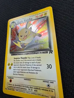 The Pokemon Company Dark Raichu 83/82 Team Rocket Secret Rare Holo EN - Image 2