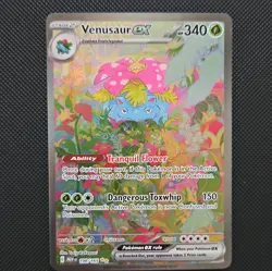 Pokemon Venusaur ex 198/165 SV Scarlet & Violet 151 SIR Holo Yoriyuki Ikegami - Image 1
