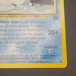 Marill Wizards Black Star Promos 29 Regular Promo Pokemon TCG - NM/M - Image 4