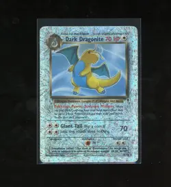 2002 Pokemon Legendary Collection Dark Dragonite 5/110 Reverse Holo Foil WOTC - Image 1