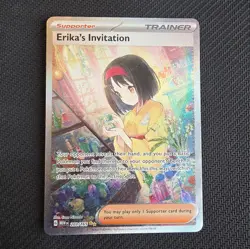 Erika's Invitation 203/165 Scarlet & Violet 151 Special Illustration Rare - Image 1